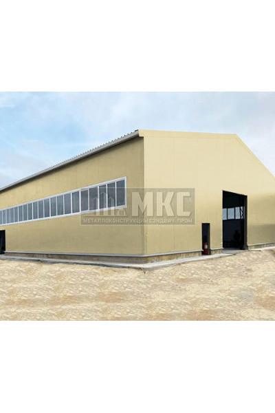 Угловые сэндвич-панели горизонтальные из пенополистирола, ширина 1000 мм, толщина 40 мм, RAL1014 Угловые сэндвич-панели горизонтальные из пенополистирола, ширина 1000 мм, толщина 40 мм, RAL1014