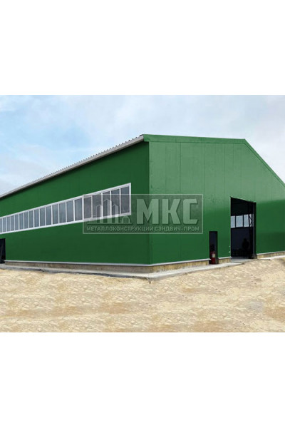 Угловые сэндвич-панели горизонтальные из пенополистирола, ширина 1000 мм, толщина 10 мм, RAL6002