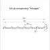 Металлочерепица Модерн 0,45 RAL6005 Полиэстер