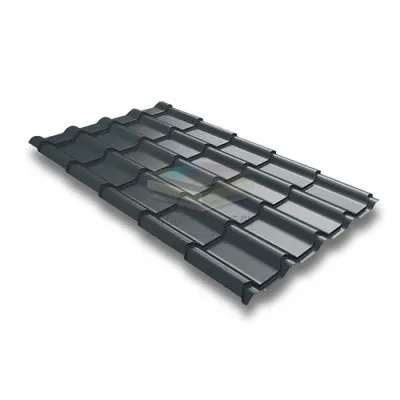 Металлочерепица Камея 0.5 RAL7016 Atlas