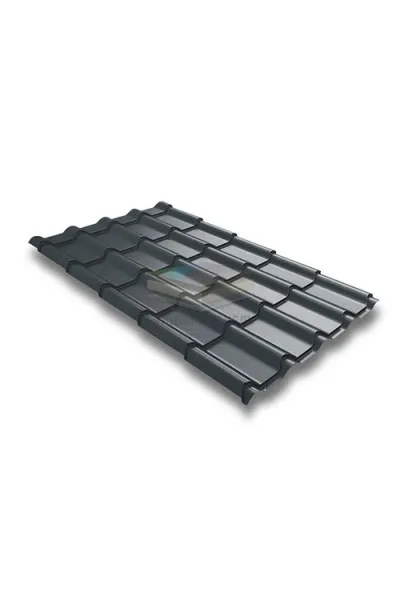 Металлочерепица Камея 0.5 RAL7016 Velur