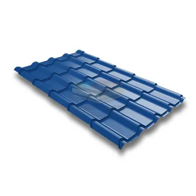 Металлочерепица Камея 0.5 RAL5005 Satin