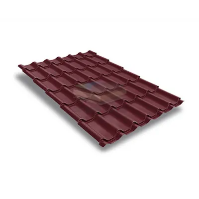 Металлочерепица классик 0,5 RAL3005 Atlas