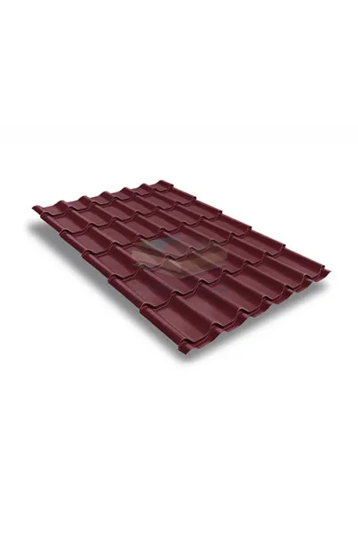 Металлочерепица классик 0,45 RAL3005 Полиэстер