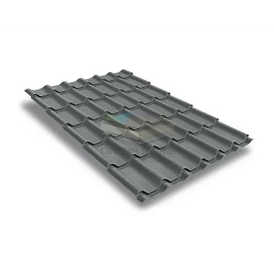 Металлочерепица Классик Плюс 0,5 RAL 7005 Satin