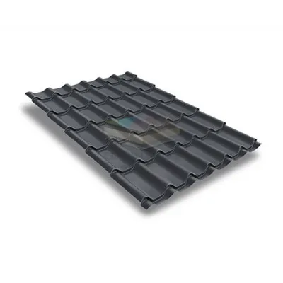 Металлочерепица классик 0,5 RAL7024 Atlas