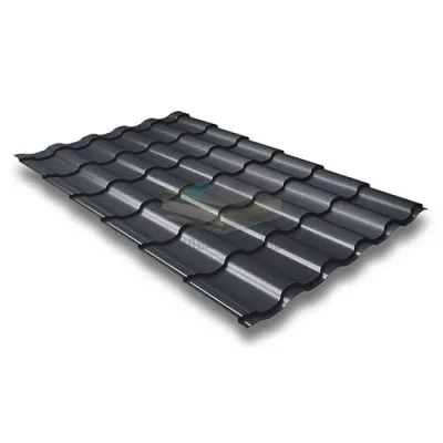 Металлочерепица Кредо 0,5 RAL7024 Atlas
