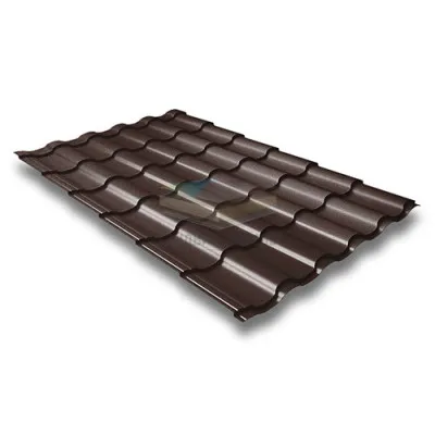 Металлочерепица Кредо 0,45 RAL8017 Полиэстер