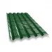Металлочерепица Квадро профи 0,45 RAL6002 Полиэстер
