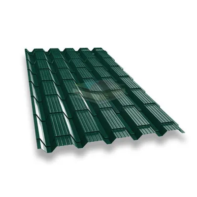 Металлочерепица Монкатта 0,5 RAL6005 Satin