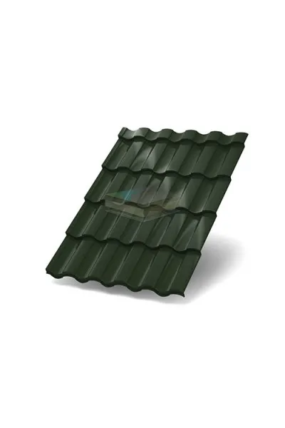 Металлочерепица Монтекристо-M-0,5 RAL6007 Viking E