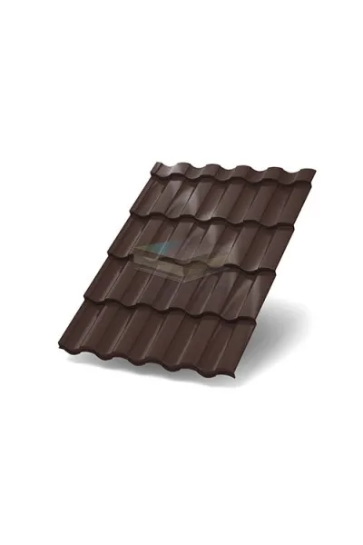 Металлочерепица Монтекристо-ML-0,5 RAL8017 PURMAN