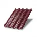 Металлочерепица Монтерроса-X-0,5 RAL3005 Colorcoat Prisma