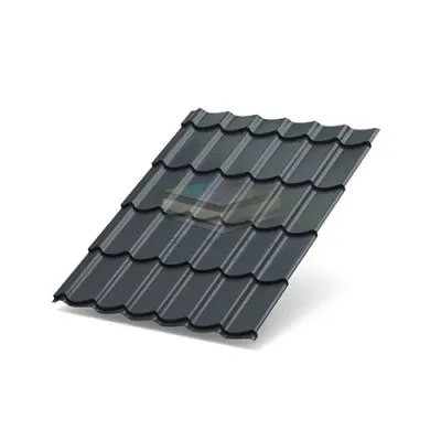 Металлочерепица Ламонтерра X 0.5 RAL7024 Norman