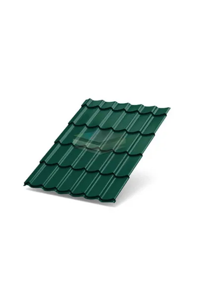 Металлочерепица Ламонтерра X 0.5 RAL6005 PURMAN