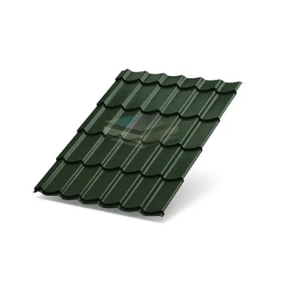 Металлочерепица Ламонтерра X 0.45 RAL6007 Viking