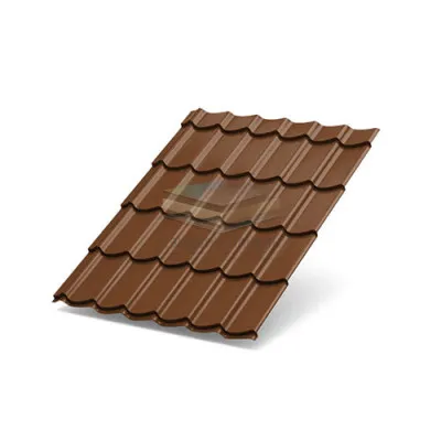 Металлочерепица Супермонтеррей-0,5 Helios Colorcoat Prisma