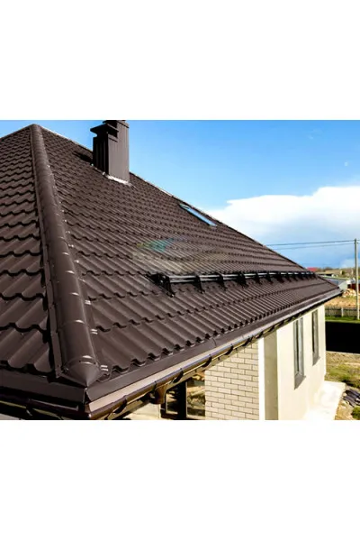 Металлочерепица Трамонтана-X-0,5 RAL8017 Colorcoat Prisma
