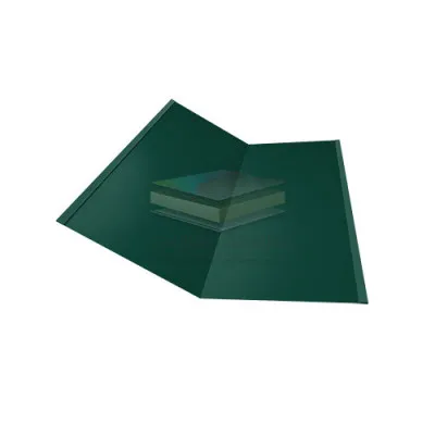 Планка ендовы нижняя 298х298х2000-0.5 Ral 6005 ПРМ