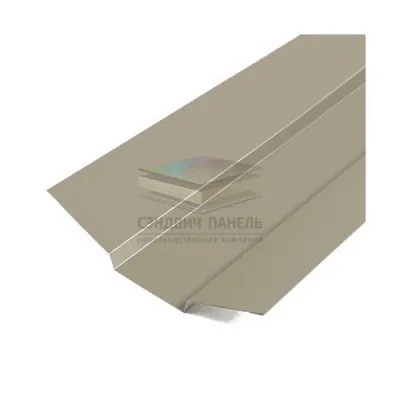 Планка ендовы верхняя 76х76х2000-0.45 Ral 1035 Полиэстер