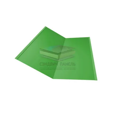 Планка ендовы нижняя 298х298х2000-0.45 Ral 6018 Полиэстер
