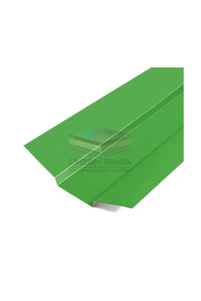 Планка ендовы верхняя 76х76х2000-0.5 Ral 6018 Norman