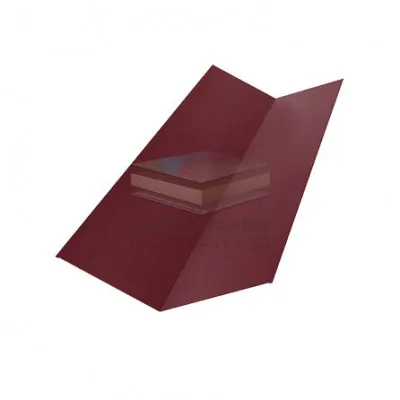 Планка ендовы верхняя простая 145х145х2000-0.45 Ral 3005 Полиэстер