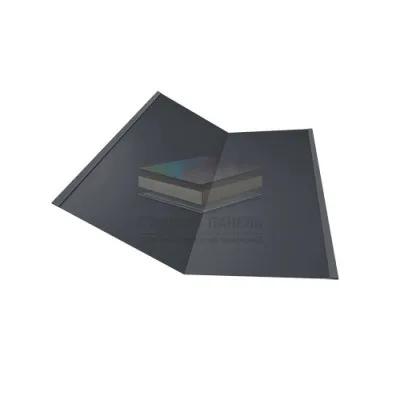 Планка ендовы нижняя 298х298х2000-0.5 Ral 7024 PURMAN