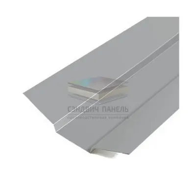 Планка ендовы верхняя 76х76х2000-0.5 Ral 7004 Norman