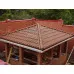 Четверник конька полукруглого 0,5 RAL8004 Satin Matt с пленкой
