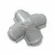 Четверник конька полукруглого 0,5 RAL9006 Satin с пленкой