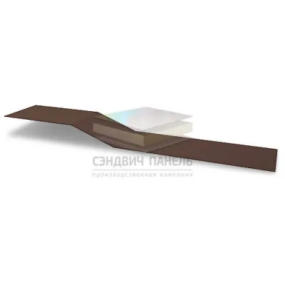 Планка крепежная фальц 0,5 Velur