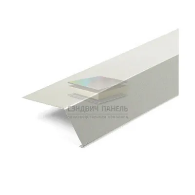 Карнизная планка 100х69х2000-0.45 RAL9002 Полиэстер