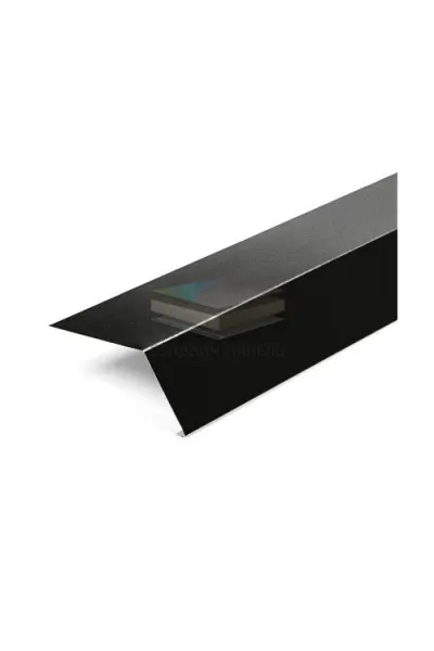 Планка карнизная 100х60 0,5 RAL9005 Satin Matt с пленкой