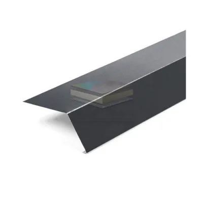 Планка карнизная 100х60 0,5 RAL7024 PurPro с пленкой