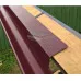 Планка карнизная 100х60 0,5 RAL3005 Satin Matt с пленкой