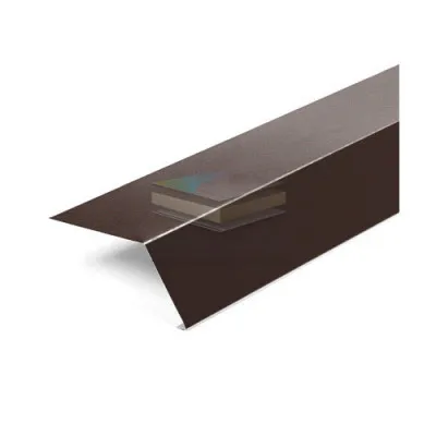 Планка карнизная 100х60 0,5 RAL8017 PurPro с пленкой