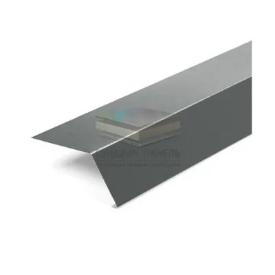 Планка карнизная 100х60 0,45 RAL7005 Полиэстер с пленкой