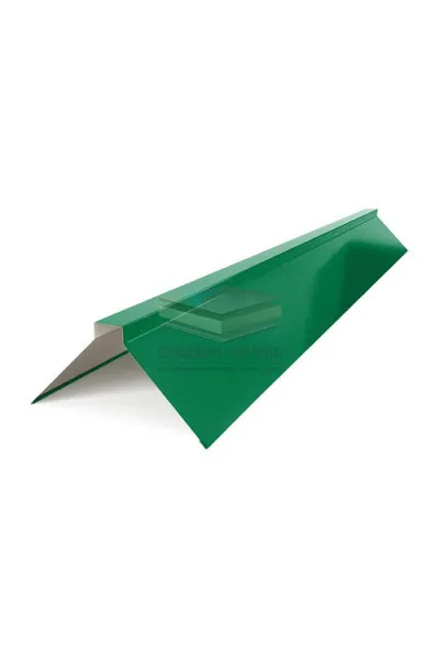 Планка конька плоского 150х150х2000-0.45 RAL6029 Полиэстер