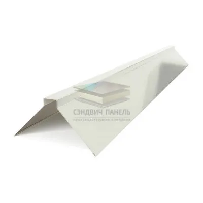 Планка конька плоского 150х150х2000-0.5 RAL9002 Полиэстер