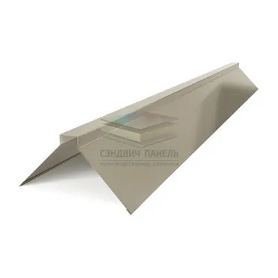 Планка конька плоского 120х120х2000-0.45 RAL1035 Полиэстер