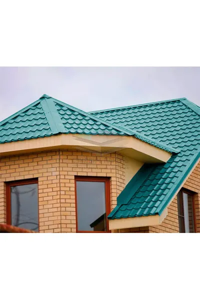 Планка конька плоского 190х190х2000-0.5 RAL5021 Полиэстер