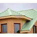 Планка конька плоского 120х120х2000-0.5 RAL6019 Norman