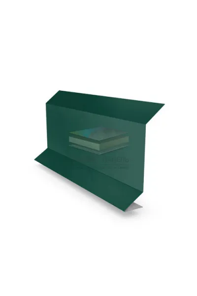 Планка примыкания 0,5 RAL6005 Satin с пленкой