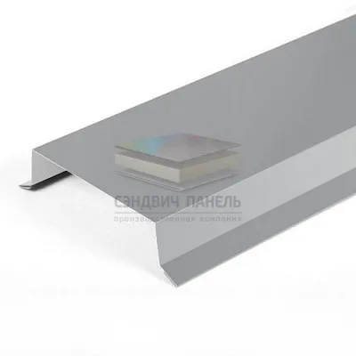 Парапетная крышка прямая 250мм 0,5 Окрашенный Satin