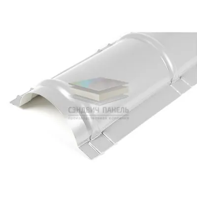 Планка конька круглого R110х2000-0.5 RAL7047 Полиэстер