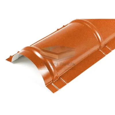 Планка конька круглого R110х2000-0.5 CopperCopper AGNETA