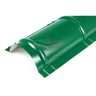 Планка конька круглого R110х2000-0.45 RAL6029 Полиэстер