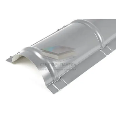 Планка конька круглого R110х2000-0.5 RAL7004 Полиэстер