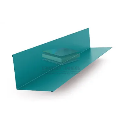 Планка примыкания верхняя 250х147х2000-0.5 RAL5021 Полиэстер
